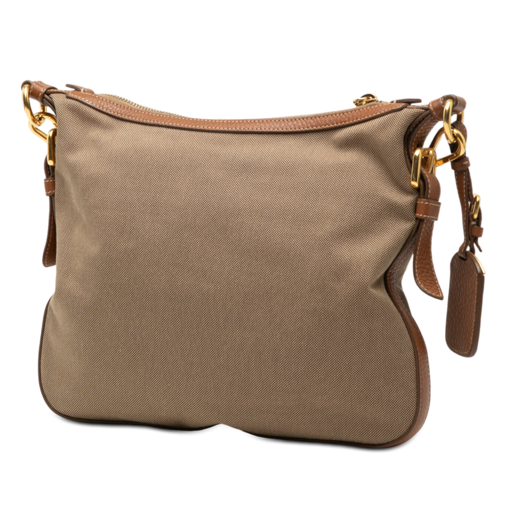 Pre-Loved Prada Canvas Canapa Logo Crossbody - Picture 2 of 6